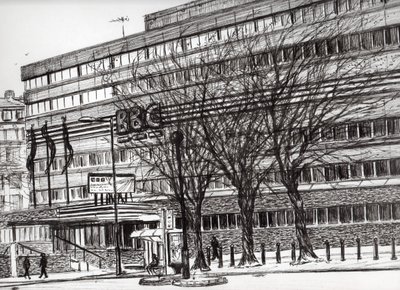 The Old BBC Oxford Road Manchester by Vincent Alexander Booth